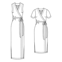 Highlands Wrap Dress Pattern - Allie Olson
