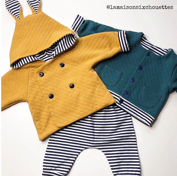 Grand'Ourse Cardigan & Jacket Sewing Pattern - Baby 6M/4Y - Ikatee