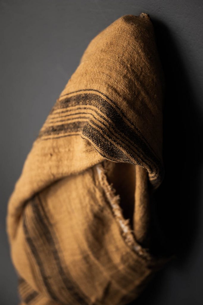 Four Stripe Linen - Mustard - Merchant & Mills