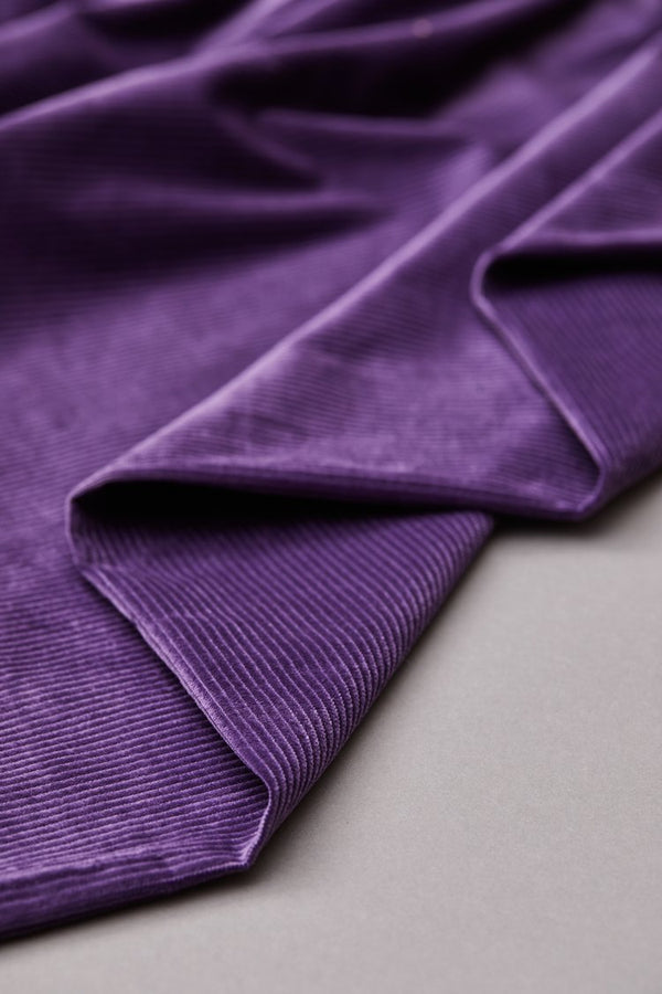 Organic Cotton Kora Corduroy - OEKO-TEX® / GOTS - Mind The Maker - Plum