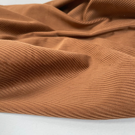 100% Organic Cotton Corduroy - 8 Wale - Pecan