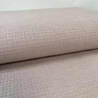 Waffle Linen + Cotton 240gsm - Powder - European Import - Simplifi Fabric