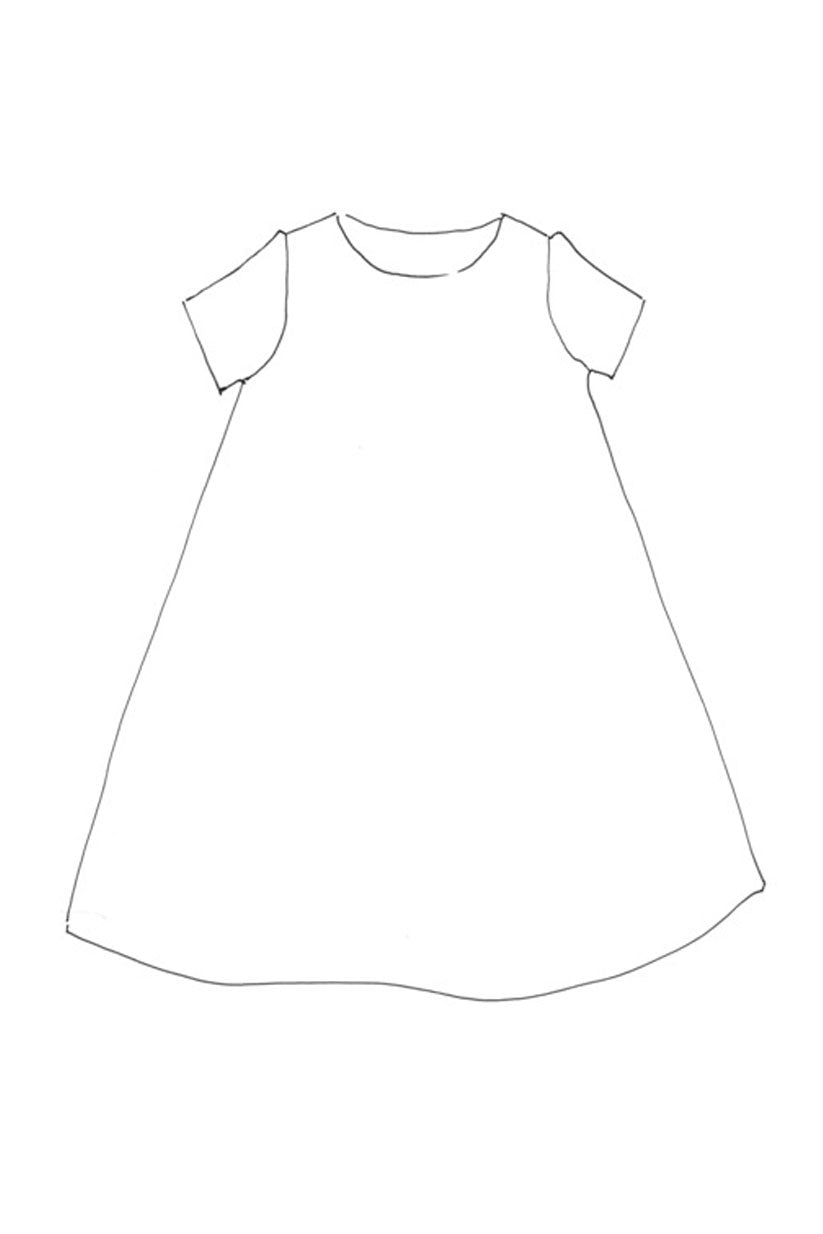 The Trapeze Dress Pattern - Merchant & Mills